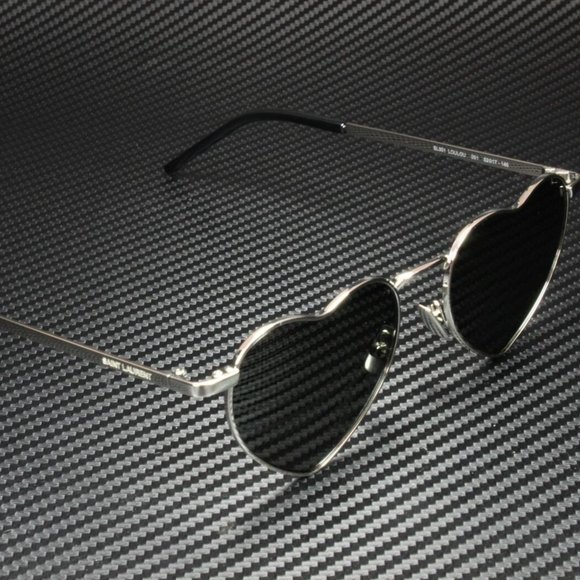 Saint Laurent Unisex Silver and Black Sunglasses!